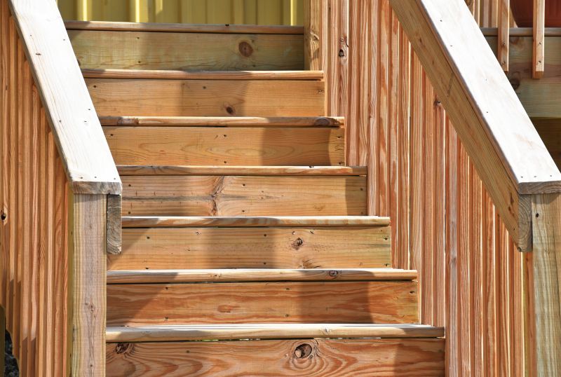 New Wooden Stairs