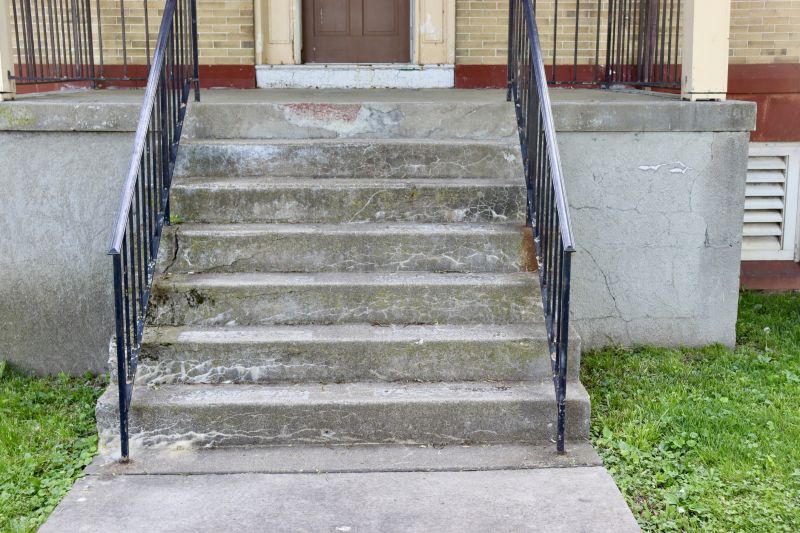 Damaged Concrete Steps